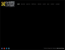 Tablet Screenshot of devlinindesign.com